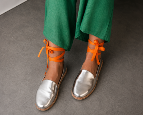 Sapato Espadrille Metalic
